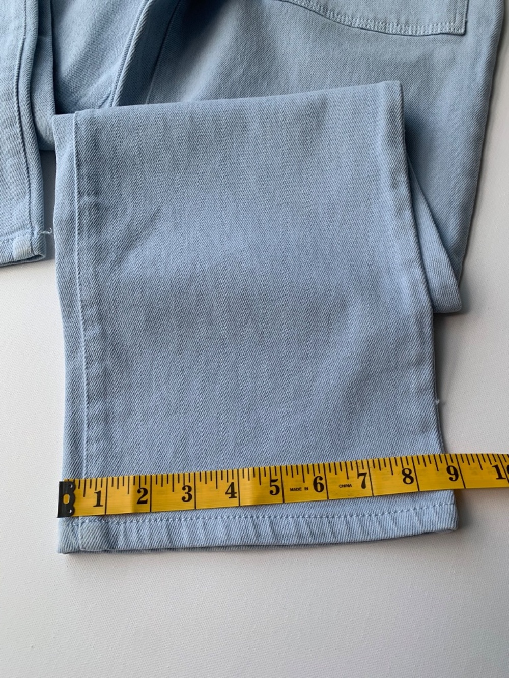 Wilfred Modern Utility Pant Light Blue mid-rise Straight Leg Women's  size 8 - Picture 7 of 13